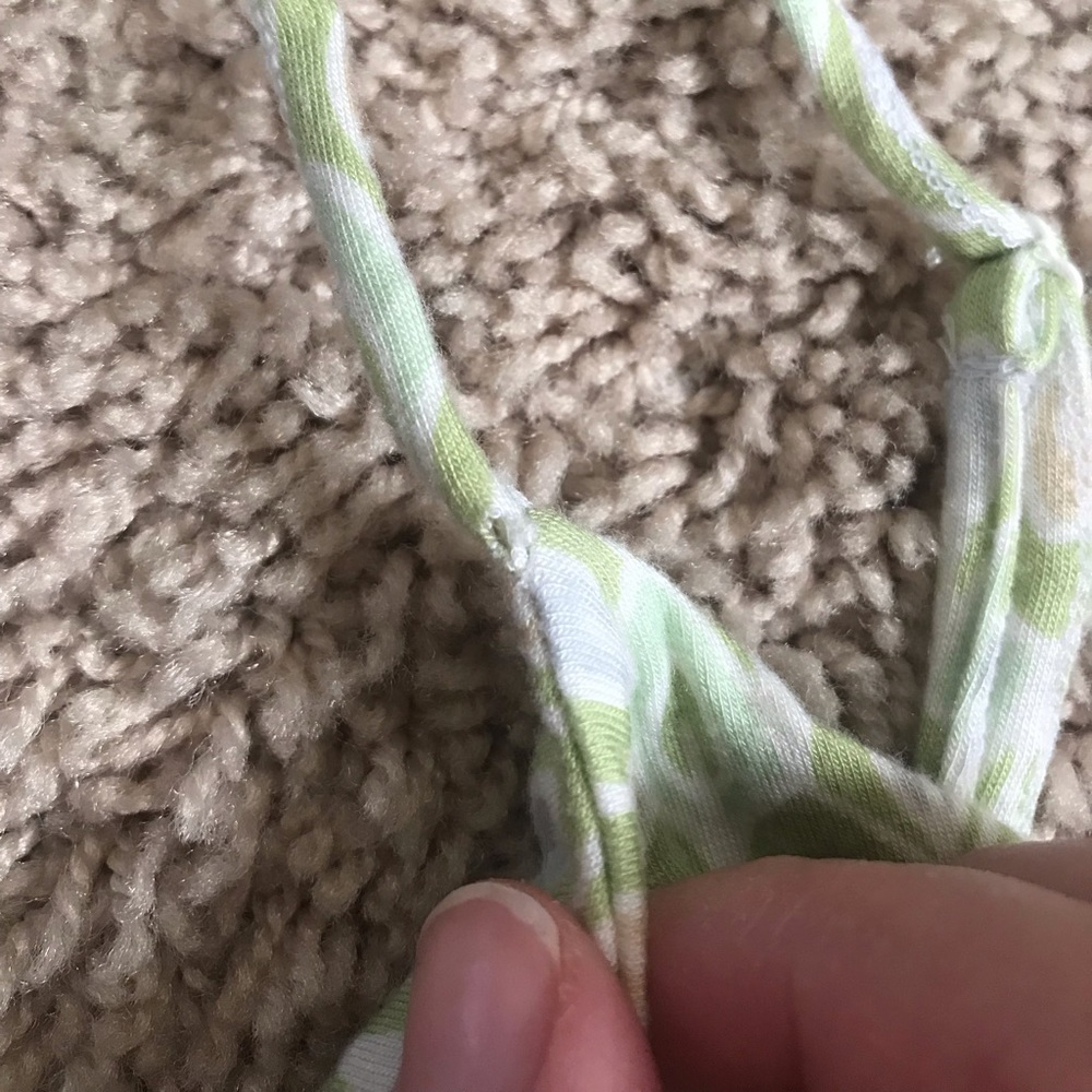 Express Green Spaghetti Strap Patterned Dress - Picture 7 of 7